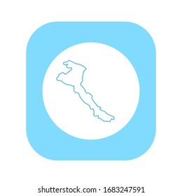vectores cartográficos de la región de la costa central septentrional en el país vietnam