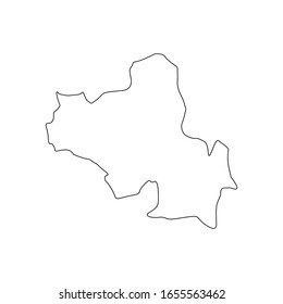 north central region map in sri lanka country
