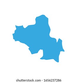 mapa de la región centro-norte del país de Sri lanka
