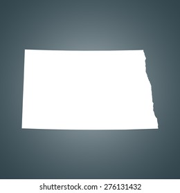 North Dakota map