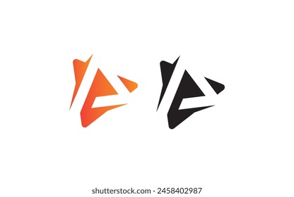 North direction compass icon, stock vector. Two-tone version gradient or black and white background