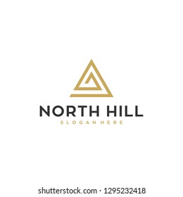 North Hill Abstract Logo