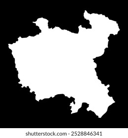 North Hwanghae province map, administrative division of North Korea. Vector illustration.