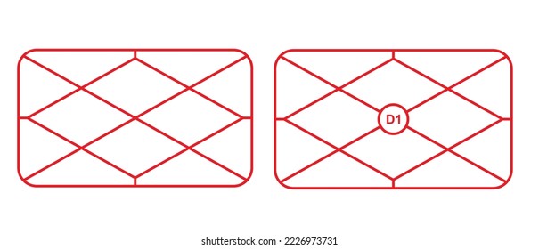 North Indian birth chart (Kundali) in vedic Astrology. Horoscope in D1 Chart rectangular style or jyotish janma patrika kundali 