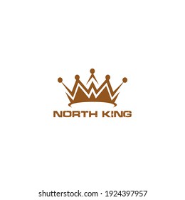 Vector de diseño de logotipo North King