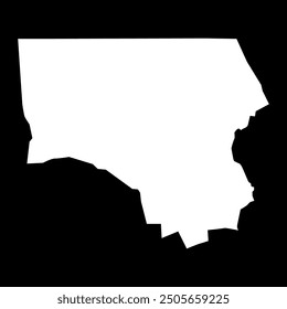 North Kordofan State map, administrative division of Sudan. Vector illustration.