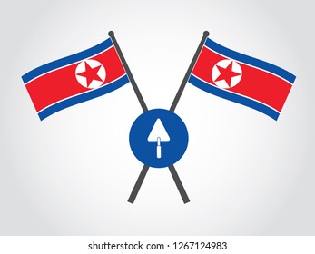 North Korea Emblem Constructions