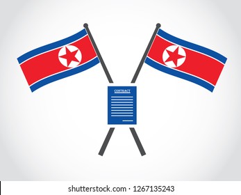 North Korea Emblem Contract