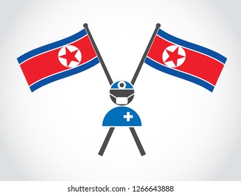 North Korea Emblem Doctor Surgery
