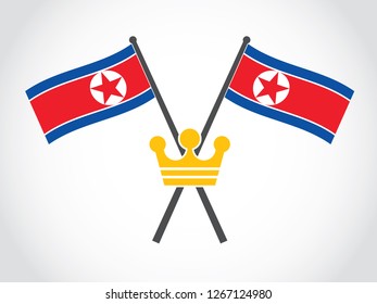 North Korea Emblem King