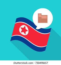 North Korea files vector illustration