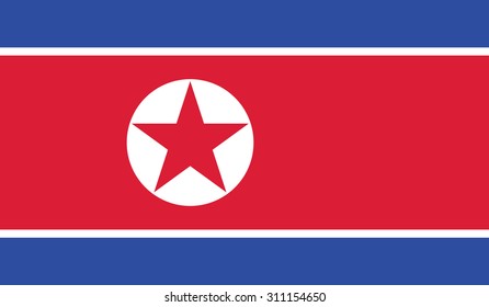 North Korea flag