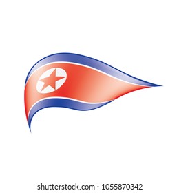 North Korea flag, vector illustration