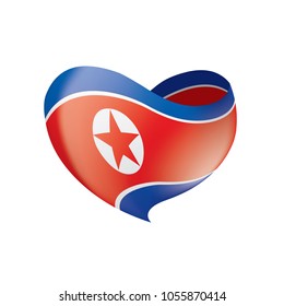 North Korea flag, vector illustration
