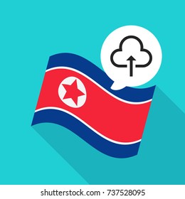 North Korea Flag vector illustration