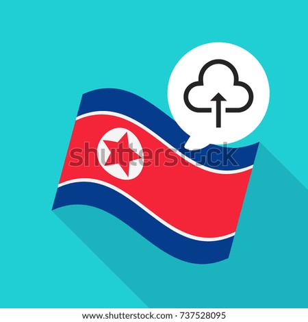 North Korea Flag vector illustration