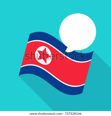North Korea Flag vector illustration