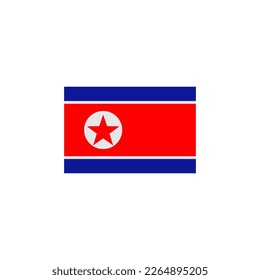 North Korea flags icon set, North Korea independence day icon set sign vector symbol