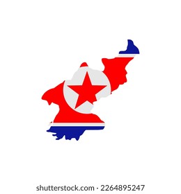 North Korea flags icon set, North Korea independence day icon set sign vector symbol
