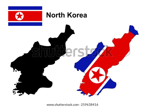 North Korea Map Royalty Free Vector Image Vectorstock