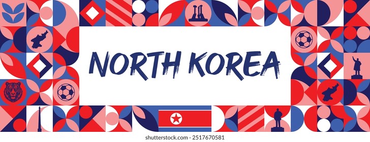 Projeto de banner do dia nacional da Coreia do Norte
