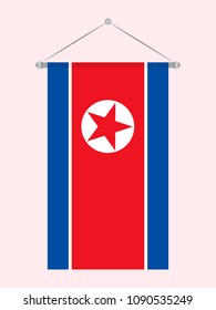 North Korea national flag