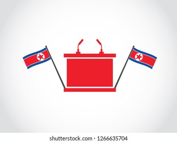 North Korea Podium Speech
