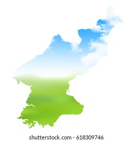 north korea Sky map icon