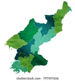 north korea World map country icon