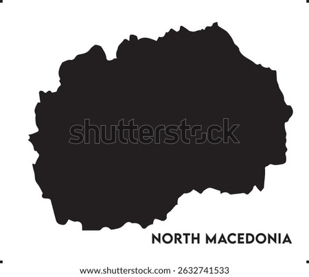 North Macedonia icon vector design, North Macedonia Logo design, North Macedonia unique charm and natural wonders, Use it in your marketing materials, or digital projects, North Macedonia map vector