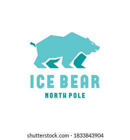 North Polar Bear Logo Design Vector Stock Vector (Royalty Free ...