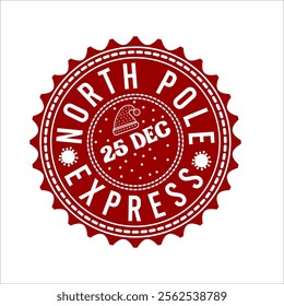 North Pole 25 Dec Express Christmas Shirt Design 