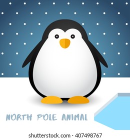 North Pole Animal : Vector Illustration