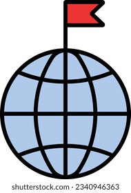 borde ártico del polo norte globo de navidad Esquema de navidad