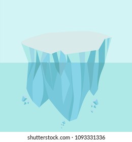 North pole Arctic Iceberg background