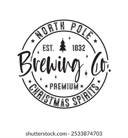 North Pole Brewing Co Premium Christmas spirits est. 1832