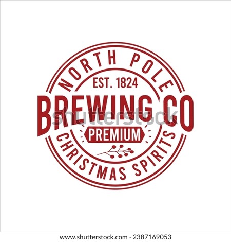 NORTH POLE EST. 1824 BREWING CO. PREMIUM CHRISTMAS SPIRITS