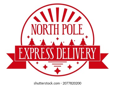 352 North Pole Express Delivery Images, Stock Photos & Vectors ...