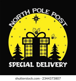 North Pole Post Special Delivery t-shirt design. Here You Can find and Buy t-Shirt Design. Digital Files for yourself, friends and family, or anyone who supports your Special Day and Occasions.