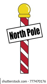 North Pole Sign Stock Vector (Royalty Free) 777470176 | Shutterstock