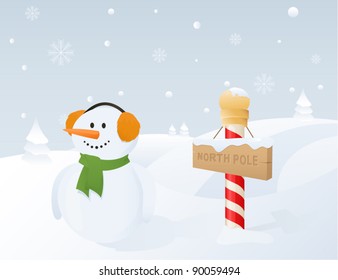 North Pole (Snowman)