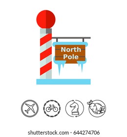 North Pole Tablet Icon