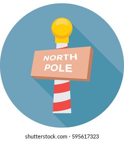 North Pole Vector Icon