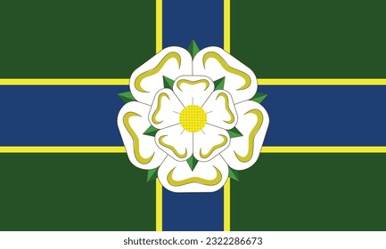 North riding of yorkshire flag vector design