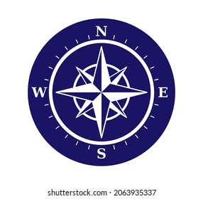North star compass icon shape symbol. Nautical navigation logo sign. Vector illustration image. Isolated on white background.	

