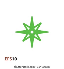 North star icon for web and mobile