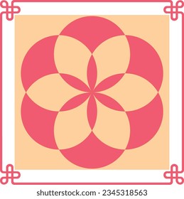 North Style Birth Chart pattern, Kundali, Janma Kundali for astrologer, Decorative old style Kundli 