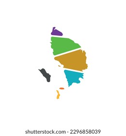 North sumatra illustration creative design