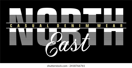 north t shirt design vector, Varsity T shirt Designs, Slogan T shirt Design 
