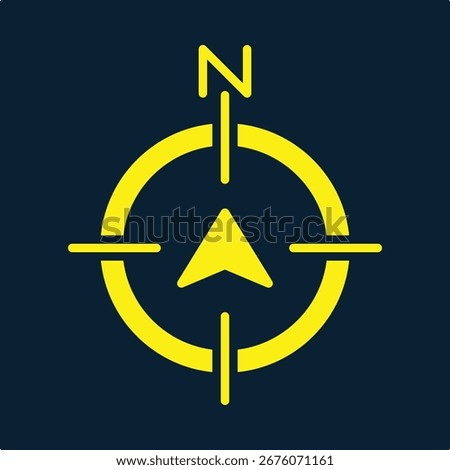 North trendy artwork design useful creative vector Illustration fascinating colorful background.eps